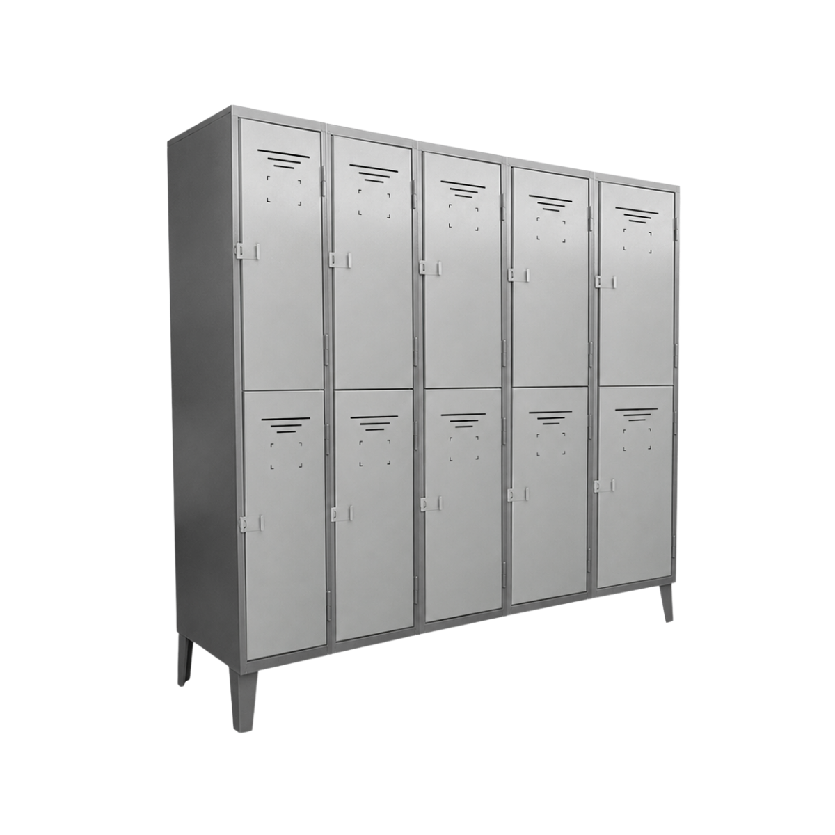 Locker Metálico 10 Puertas – 5 Cuerpos Dobles