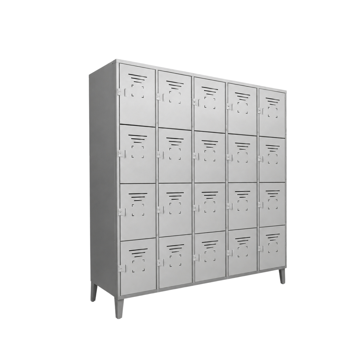 Locker Metálico 20 Puertas - 5 Cuerpos Cuadruples