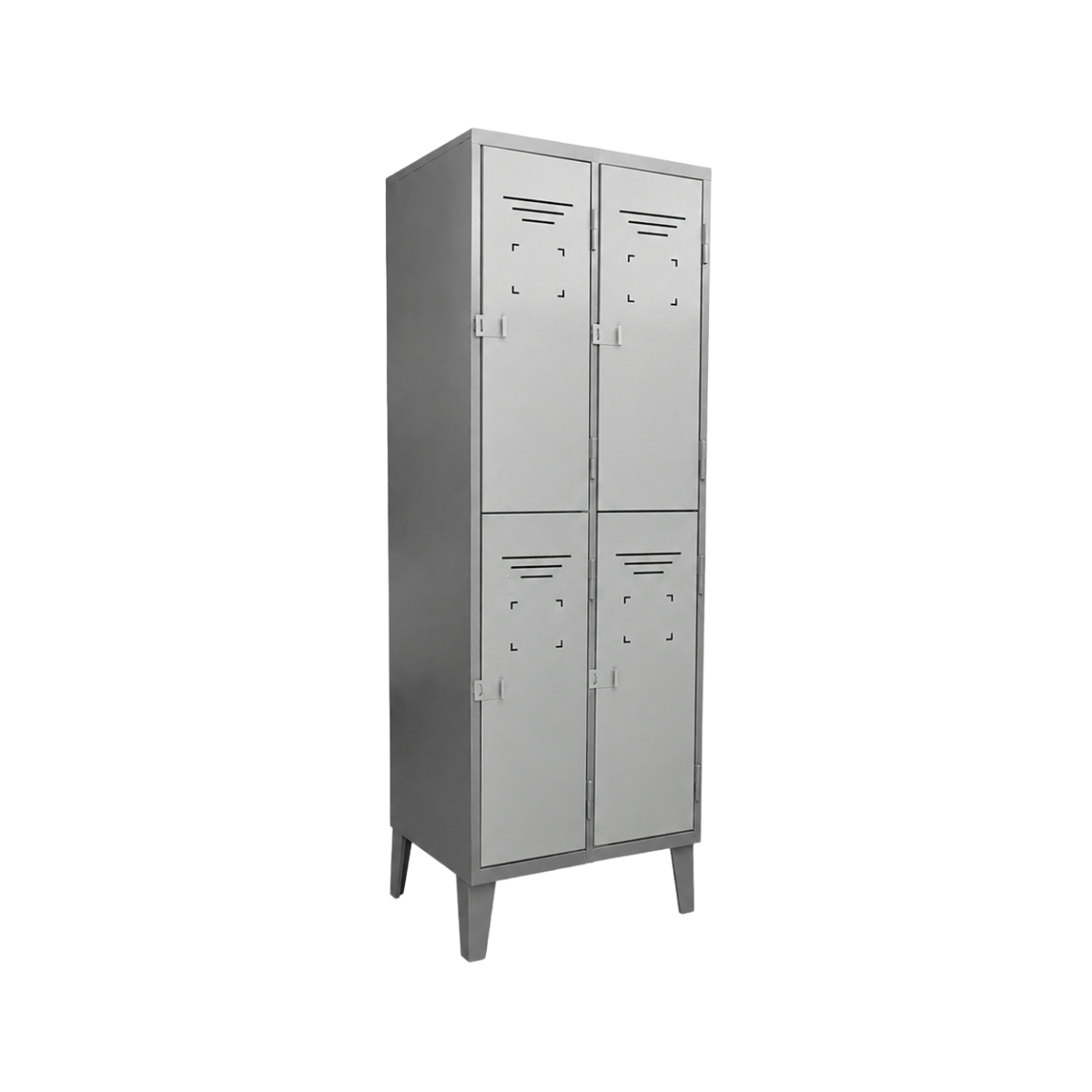Locker Metálico 4 Puertas - 2 Cuerpos Dobles