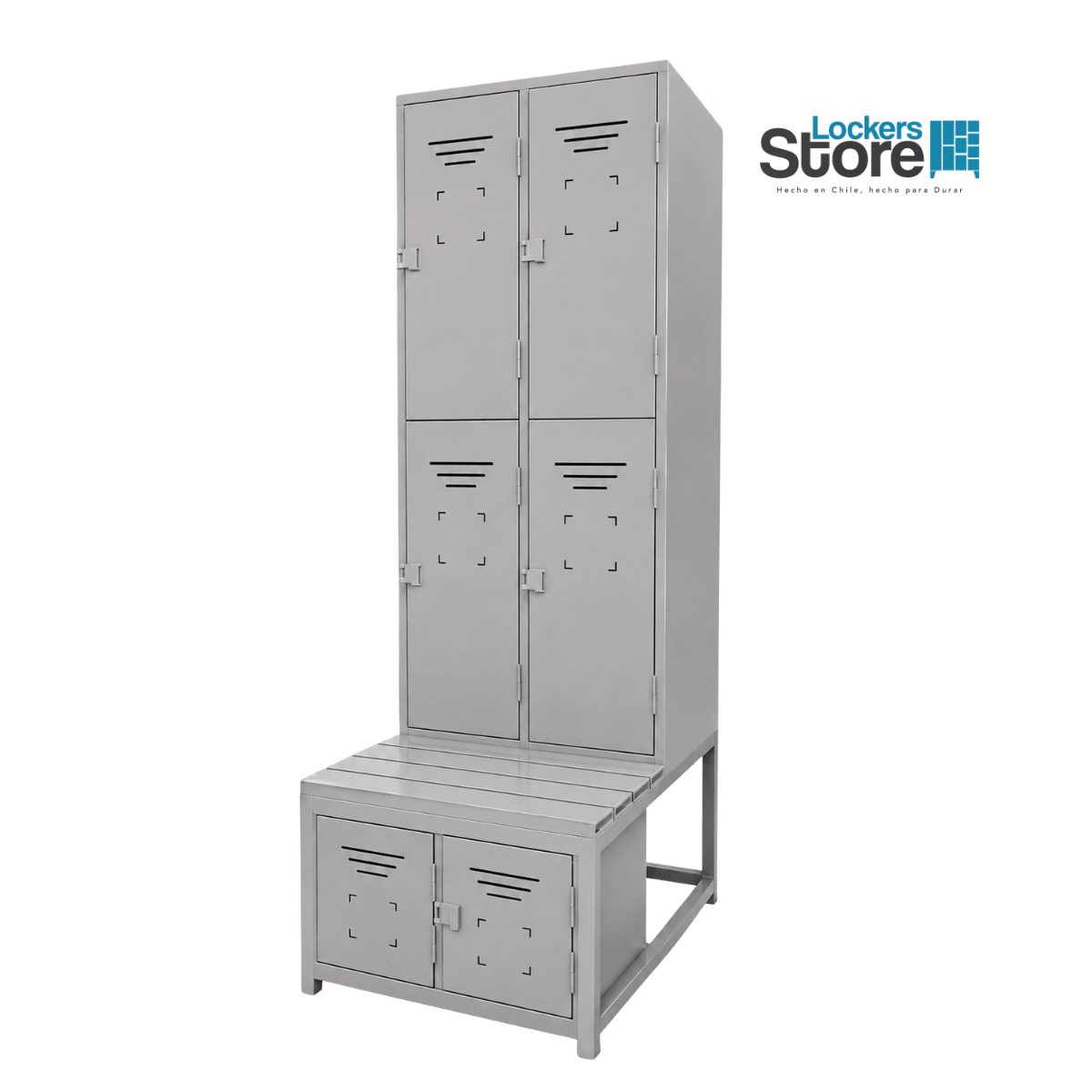 Locker Minería - 06 Puertas | Banca incluida