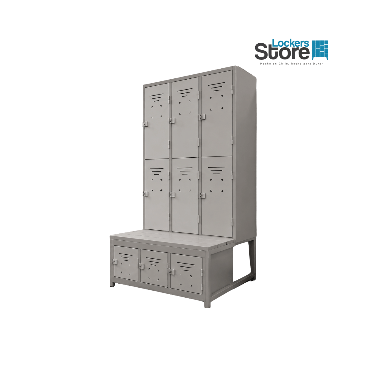 Locker Minería - 09 Puertas | Banca incluida