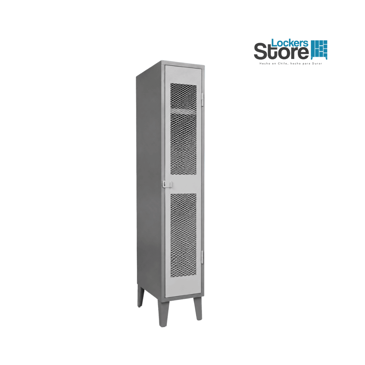 Locker Metálico 1 Cuerpo Simple Malla