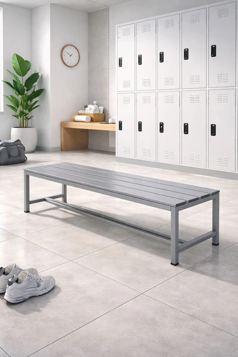 Banca Metálica Simple - 200X45X45 (vista alterna)