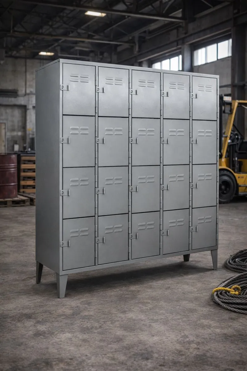 Locker Metálico 20 Puertas - 5 Cuerpos Cuadruples (vista alterna)